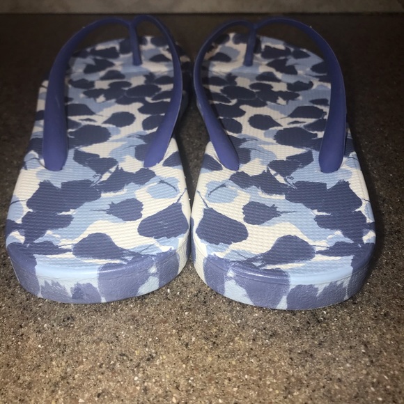 🆕Joules Floral Blues Summer Flip Flop Thong Sandals - Picture 5 of 6